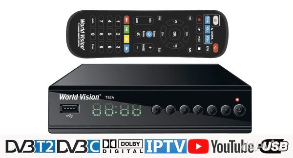 DVB-T2 приставка на 200 бесплатных каналов