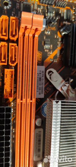 Комплект на 1155 сокете мать+проц+кулер