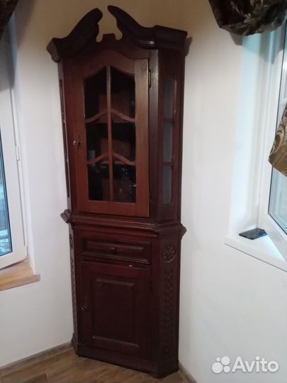 Антикварный шкаф- сервант Бавария