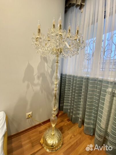 Торшер хрустальный Богемия