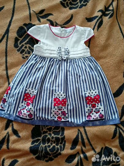 Детское нарядное платье 86
