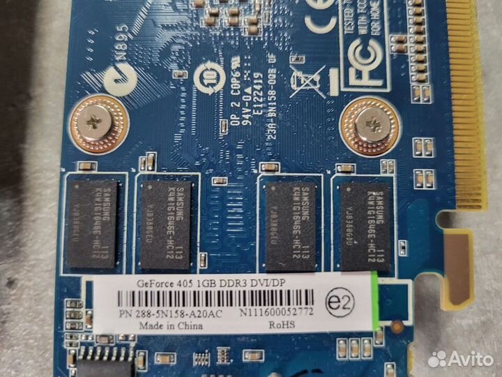 Новая видеокарта GeForce Low Profile 1Gb