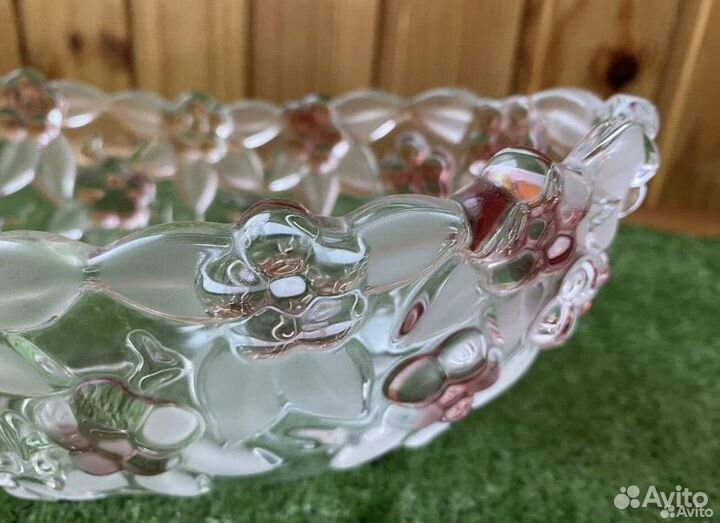 Ваза Германия Наташа Ваза с серебряным ободком