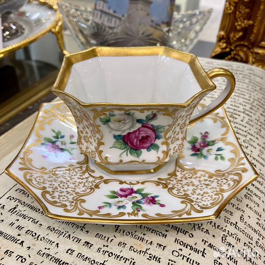 Чайная пара Германия фарфор