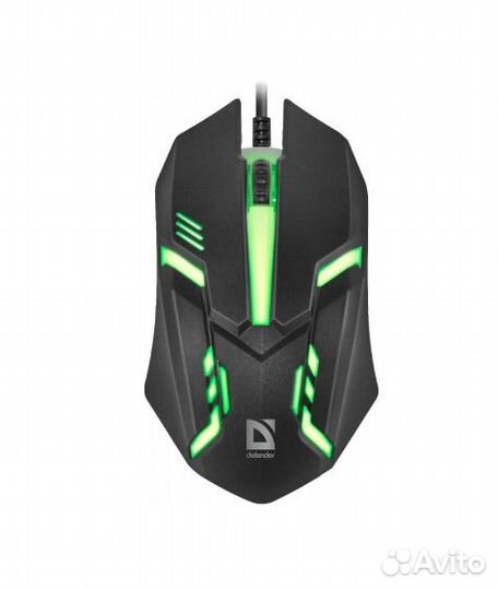 Игровая мышь проводная Defender новая
