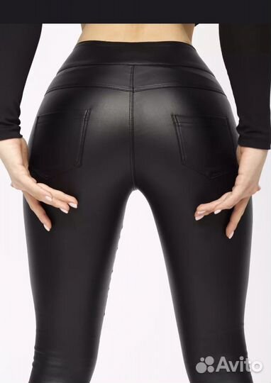Новые брюки/легинсы из экокожи размер M (44)