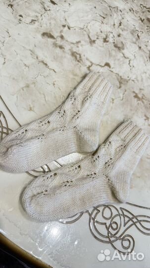 Носочки детские, ручная работа