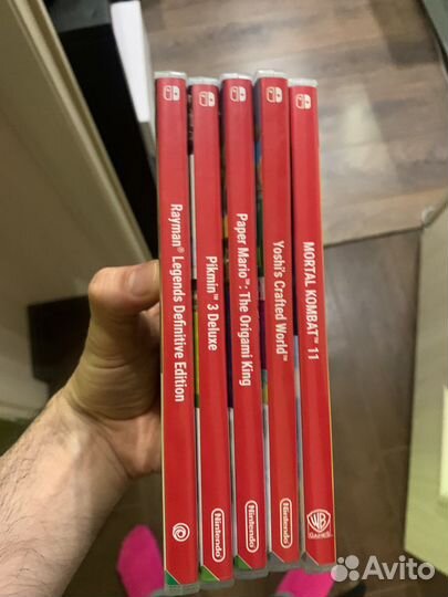 Картриджи nintendo switch