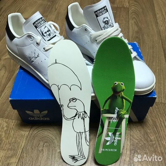 Кеды adidas stan smith x kermit