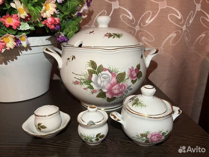 Сервиз столовый чайка СССР