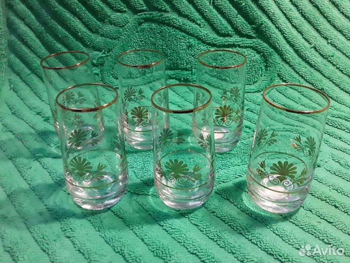 Набор рюмок Bohemia 6 шт.Стекло.Времена СССР