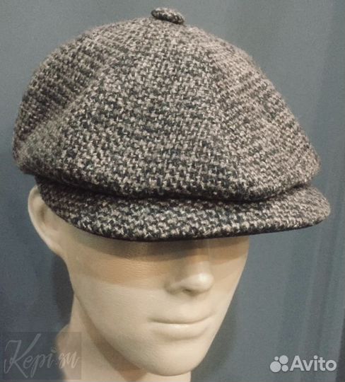 Кепка восьмиклинка мужская коричневая восьмиклинка