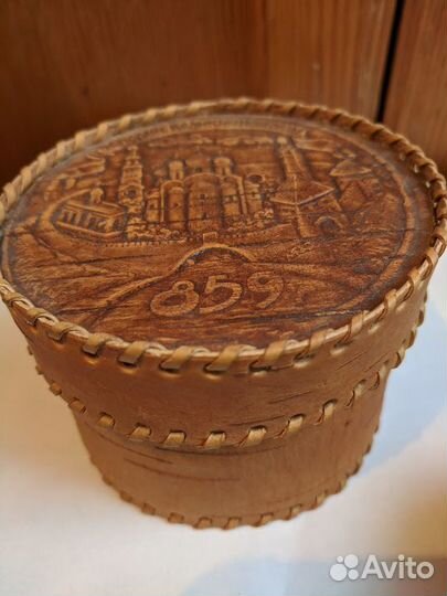 Шкатулка из бересты