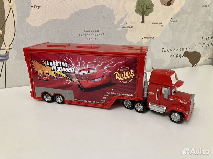Автовоз трасформер Мак тачки