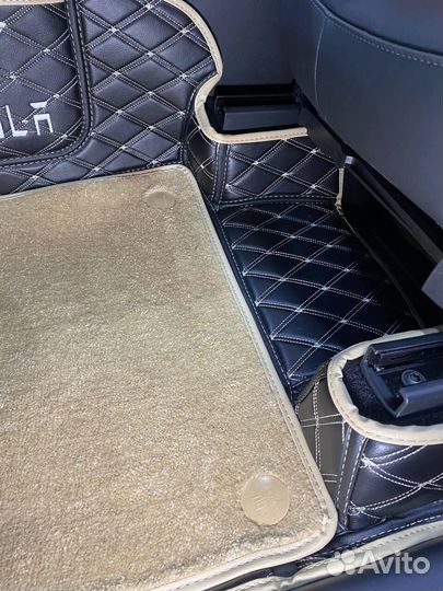 Коврики из экокожи для Tesla