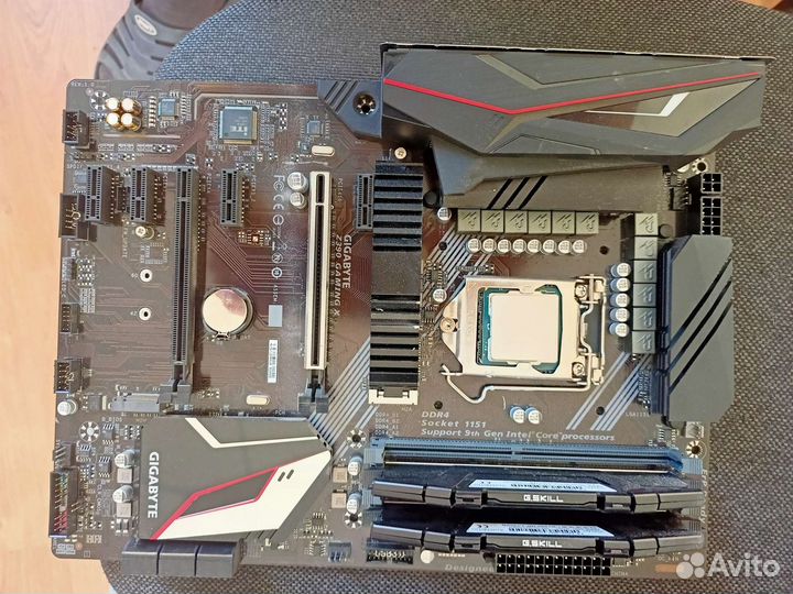 Мат. плата sock.1151 v.2 Asus b360m Gigabyte z390