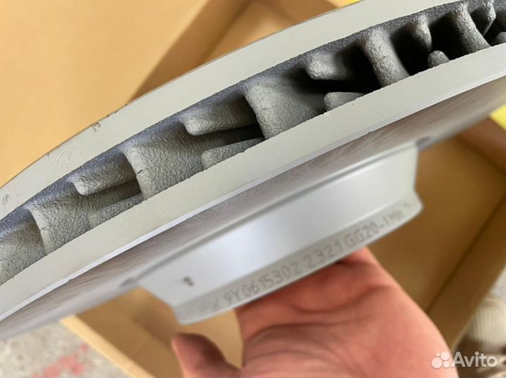 Тормозные диски на porsche cayenne