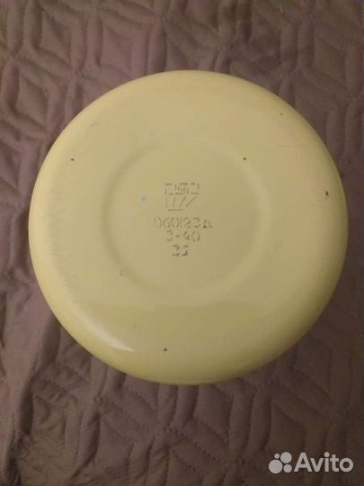 Бидон 3 литра, СССР. Эмалированный. Советский