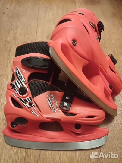 Коньки детские раздвижные р.30-33