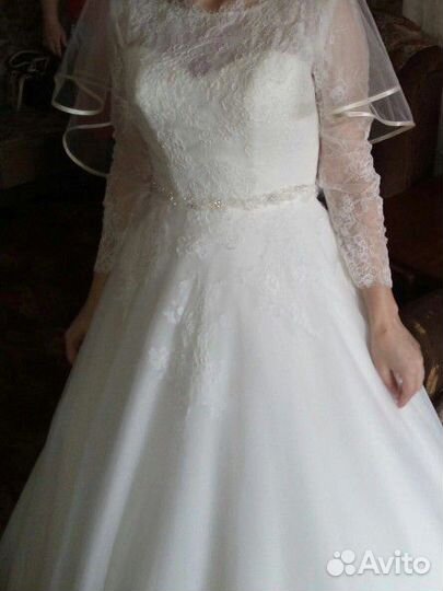 Свадебное платье 44 размер