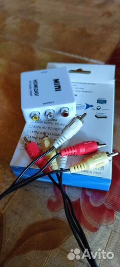 Переходник-конвертер hdmi на AV (RCA)
