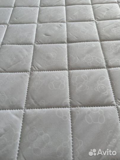 Матрас детский круглый 75 см, наволочка к нему