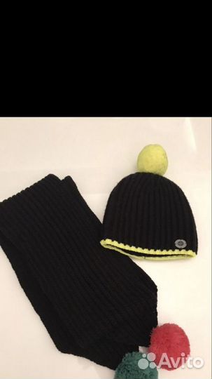 Комплект gucci Оригинал Италия шапка шарф