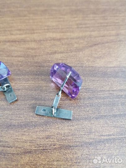 Запонки серебро СССР