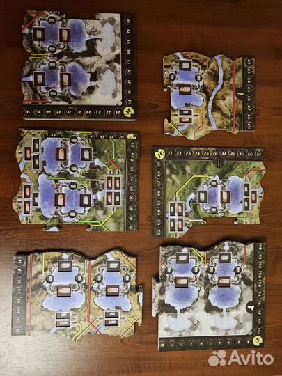 Объёмное поле для настольной игры «Плотина»