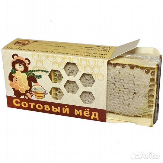 Коробка для сотового меда Мишка (20 шт)