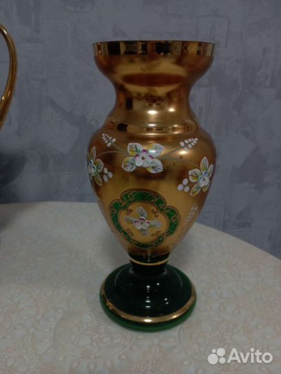 Бокалы богемское стекло