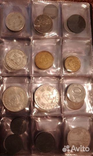 Альбом монет Германии 85 штук период 1916-1992