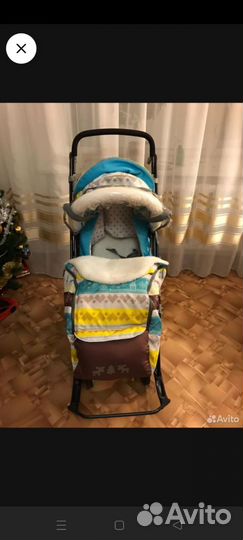 Коляска санки