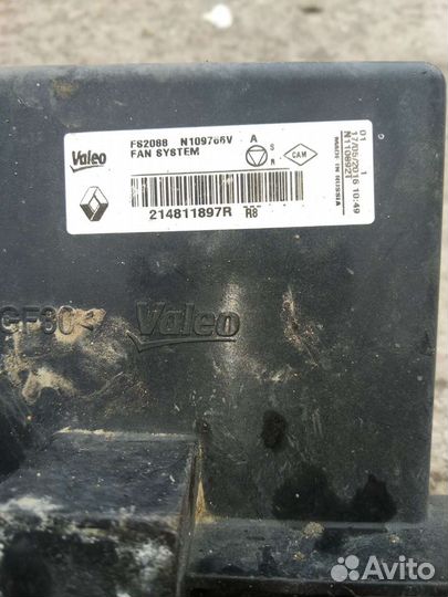 Телевизор вентилятора Рено Логан 2