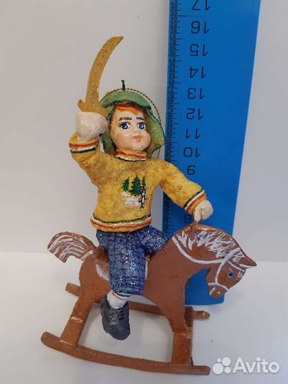 Ватные елочные игрушки новые