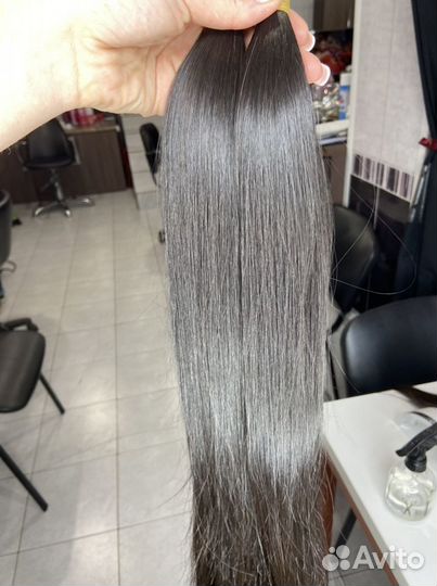 Волосы для наращивания черные