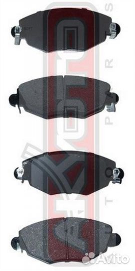 Akyoto AKD-1248 Колодки тормозные дисковые передни