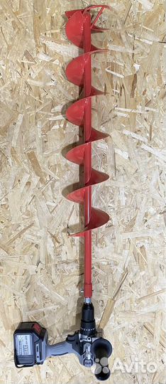 Ледобур с шуруповертом (3 в 1)