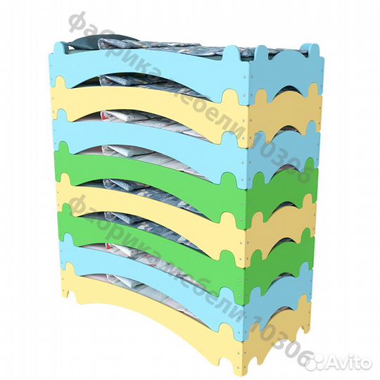 Штабелируемые кровати для детского сада оптом