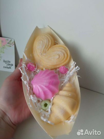 2тарталетки и зефирка мыло