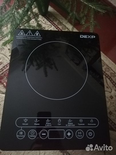 Продается электроплитка индукционная dexp INS-2000