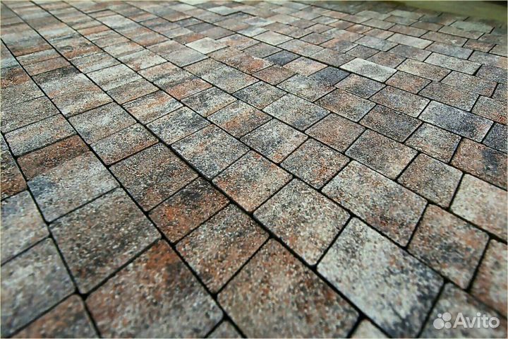 Тротуарная плитка, доставка манипулятором