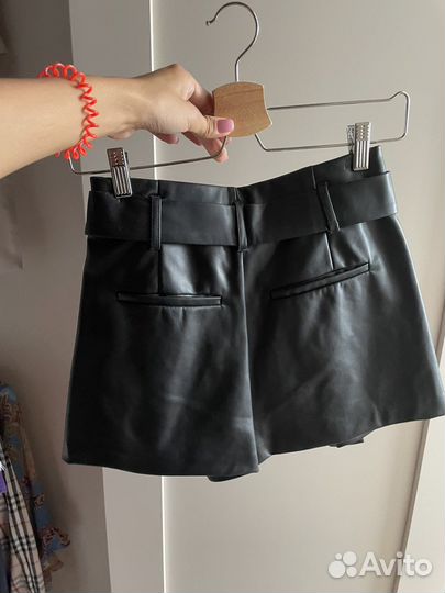 Кожаные Шорты zara