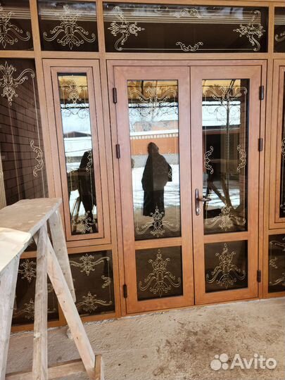 Алюминиевые витражи