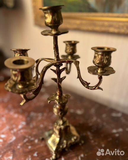 Бронзовые канделябры. Италия