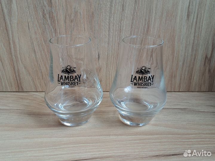 Бокалы /стаканы стеклянные Lambay Whiskey, 2 шт