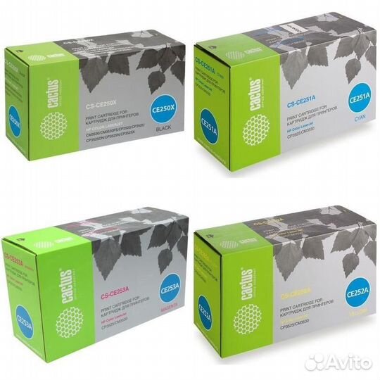 Картридж Cactus 807209-807210-807208-807207 145388