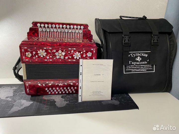 Гармонь заказная Фа мажор