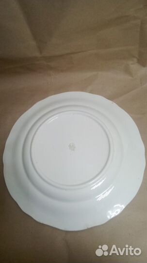 Блюдо, винтаж, советский фарфор, 1955