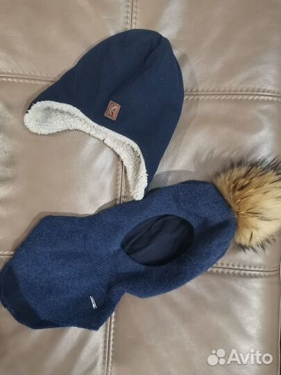 Шапки зимние Reima и Finn Flare шлем на мальчика